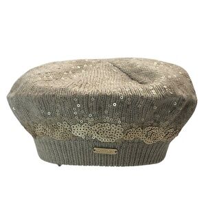 CALVIN KLEIN Beret with sequence 1064 A2KH1328 in Taupe